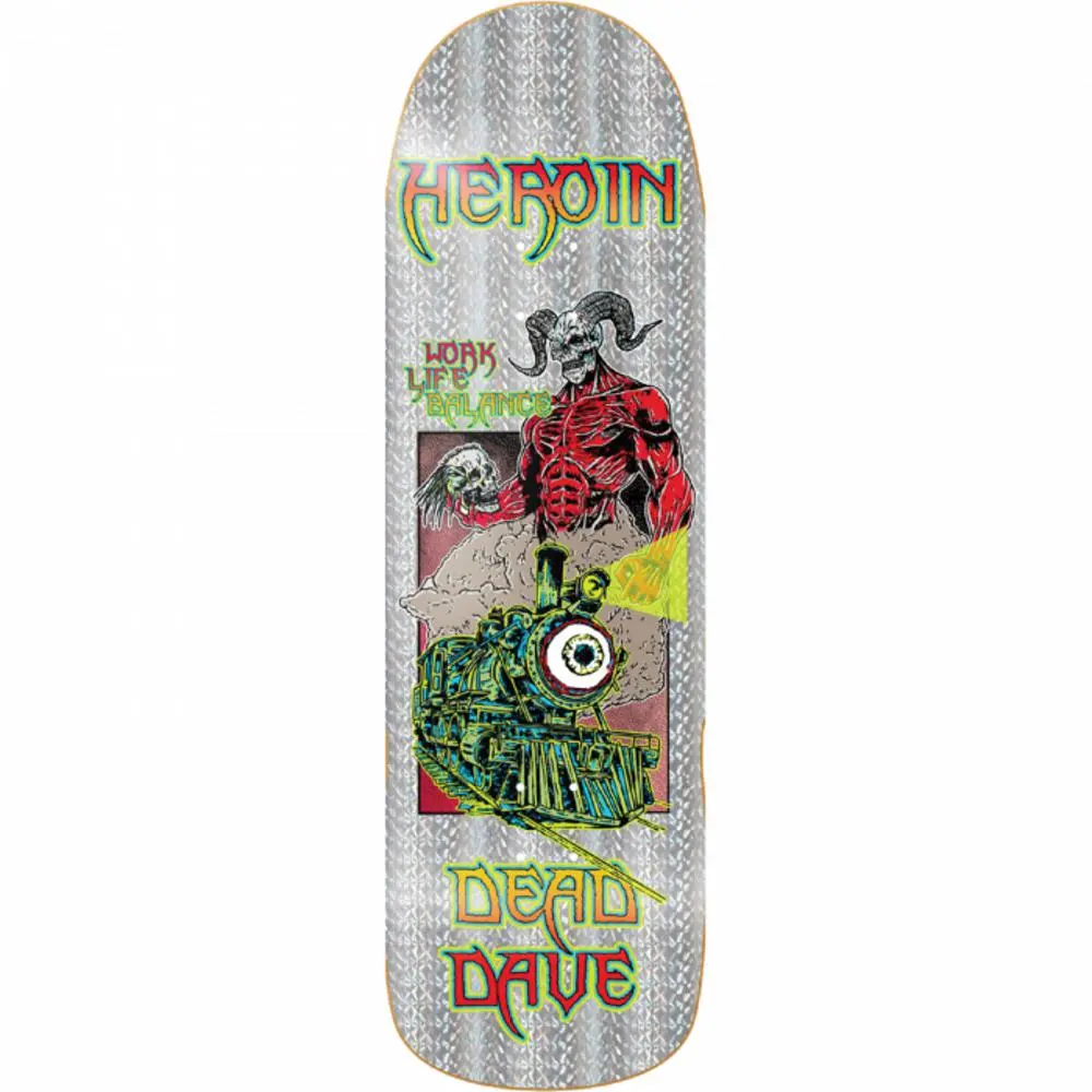 Heroin Dead Dave Hellscape 10.1" Skateboard Deck 1