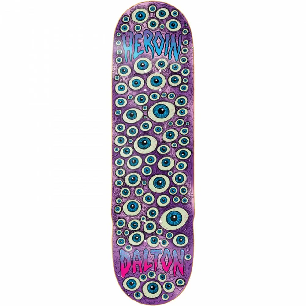 Heroin Dern Eyes 8.62" Skateboard Deck 1