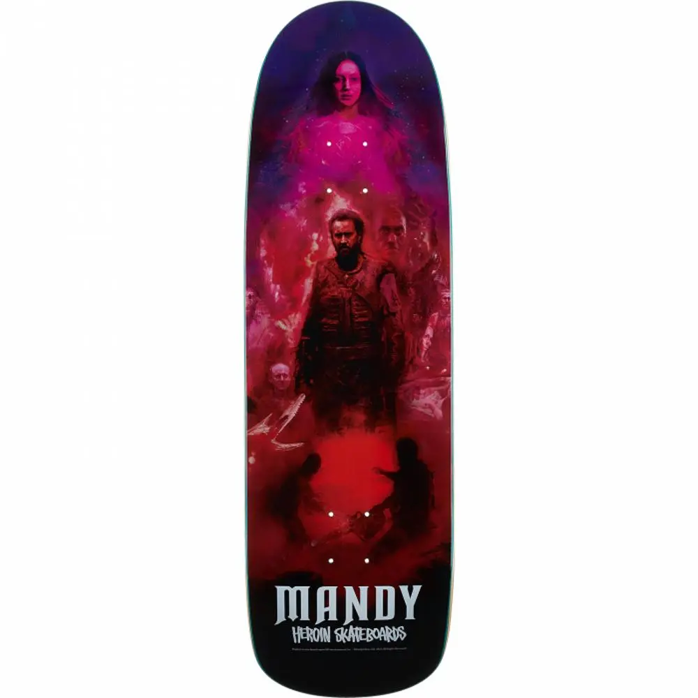 Heroin Mandy Poster 9.6" Skateboard Deck 1