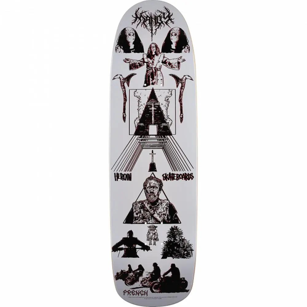 Heroin Mandy X French 8.88" Skateboard Deck 1