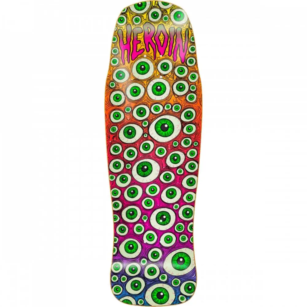 Heroin Mini Eyeballer 9" Skateboard Deck 1