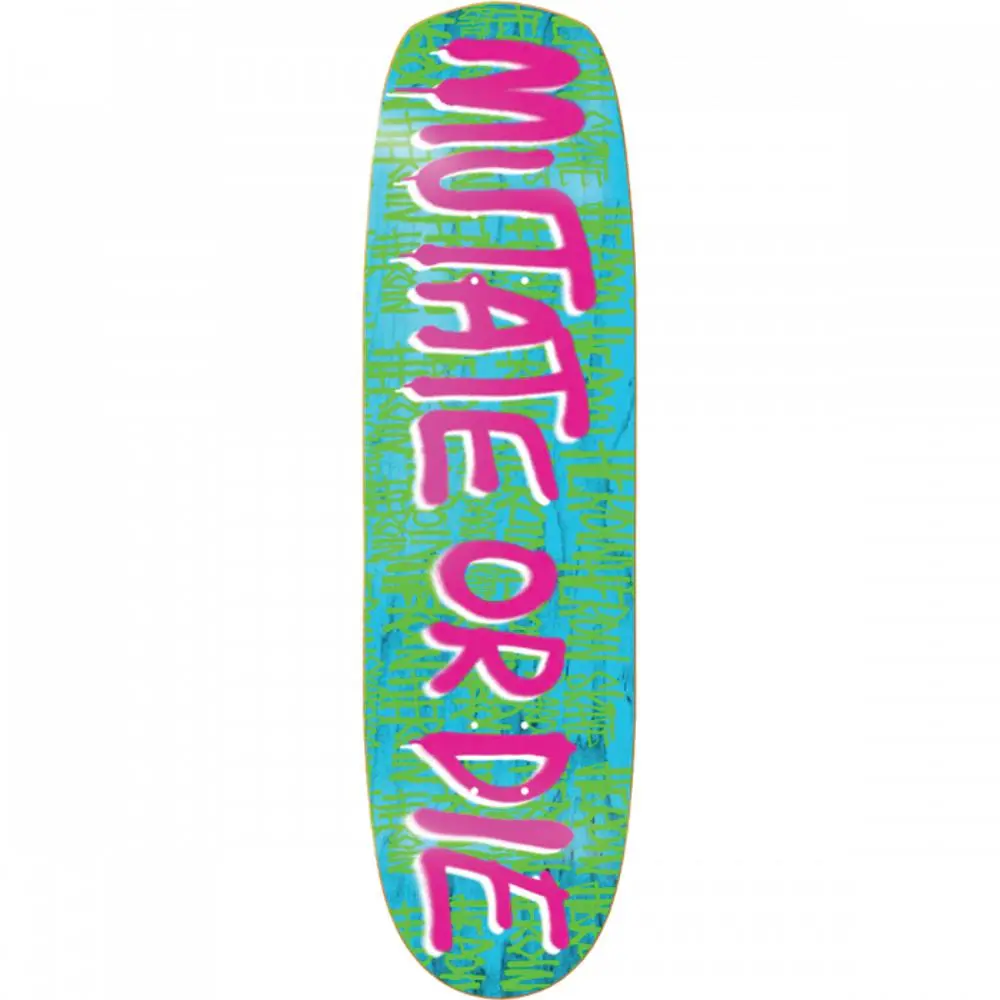 Heroin Mutate Or Die Team 8.7" Skateboard Deck 1