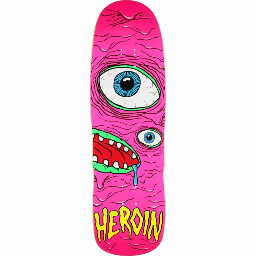 Heroin Pink Mutant 9.5" Skateboard Deck 1