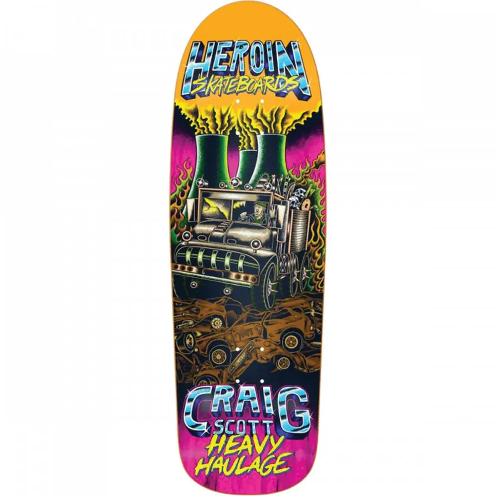Heroin Questions Heavy Haulage 9.5" Skateboard Deck 1