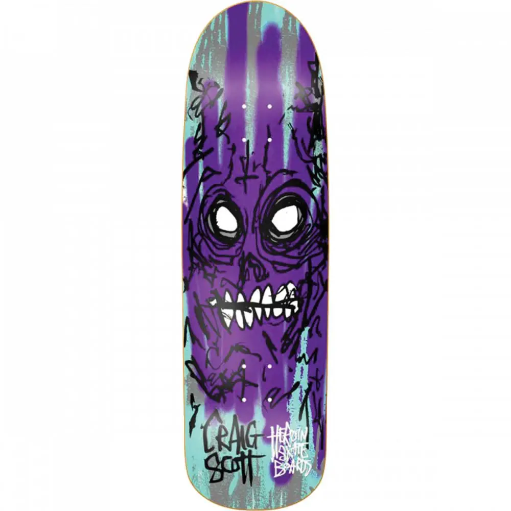 Heroin Questions Savages 9" Skateboard Deck 1