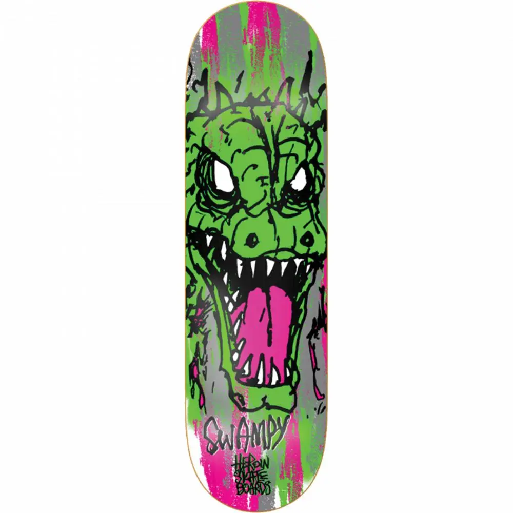 Heroin Swampy Savages 9.0" Skateboard Deck 1