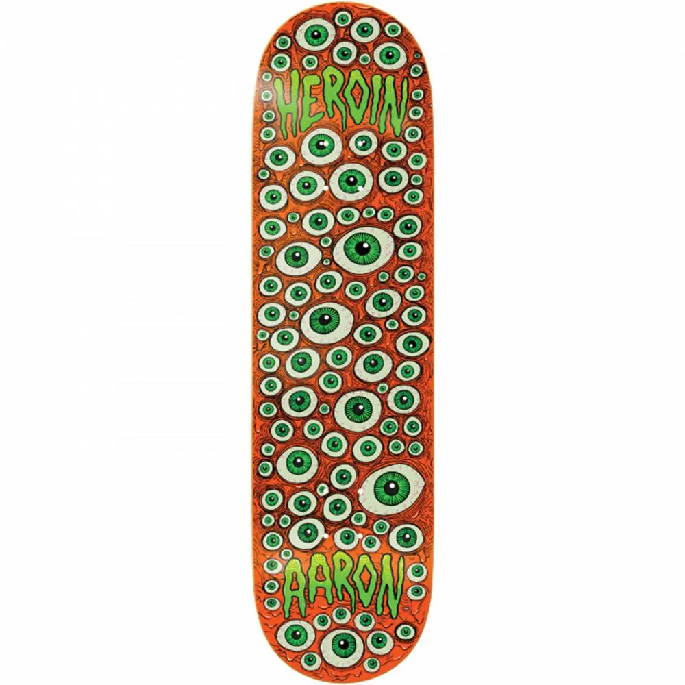Heroin Wilson Eyes 8.75" Skateboard Deck 1