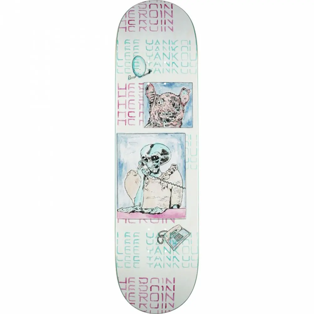 Heroin Yankou Die Tonight 8.25" Skateboard Deck 1