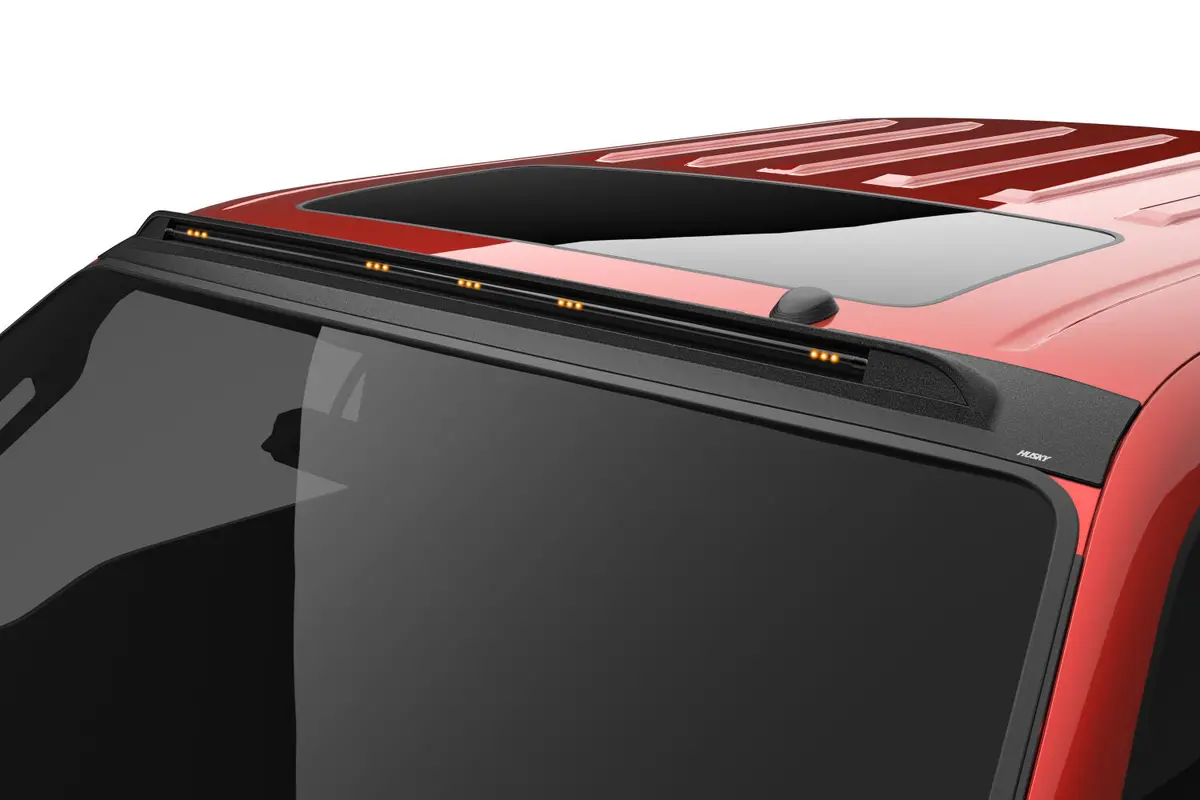Aerocab Pro Marker Light With Continuous Led Lights; Black 1