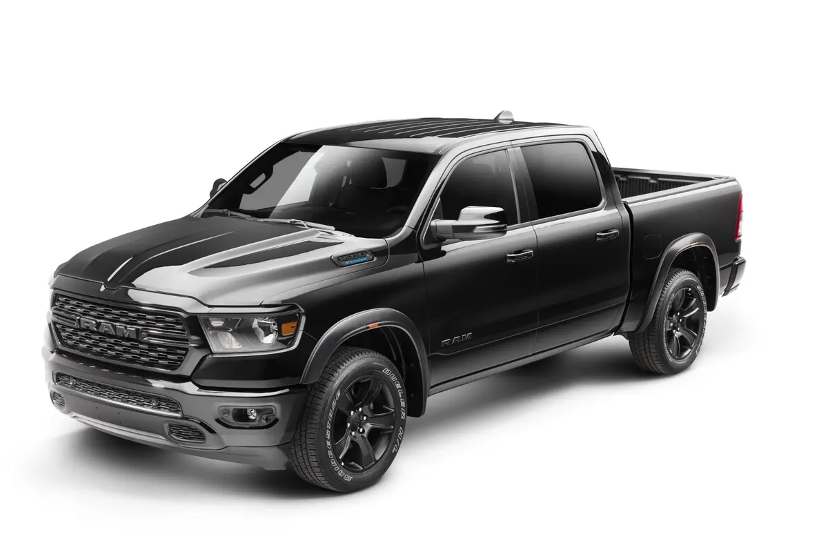 Rvl Fender Flares Black Smooth Finish 4-Piece Set 1