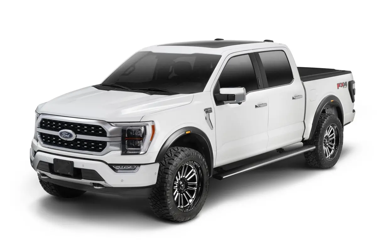 Rvl Fender Flares Black Smooth Finish 4-Piece Set 1