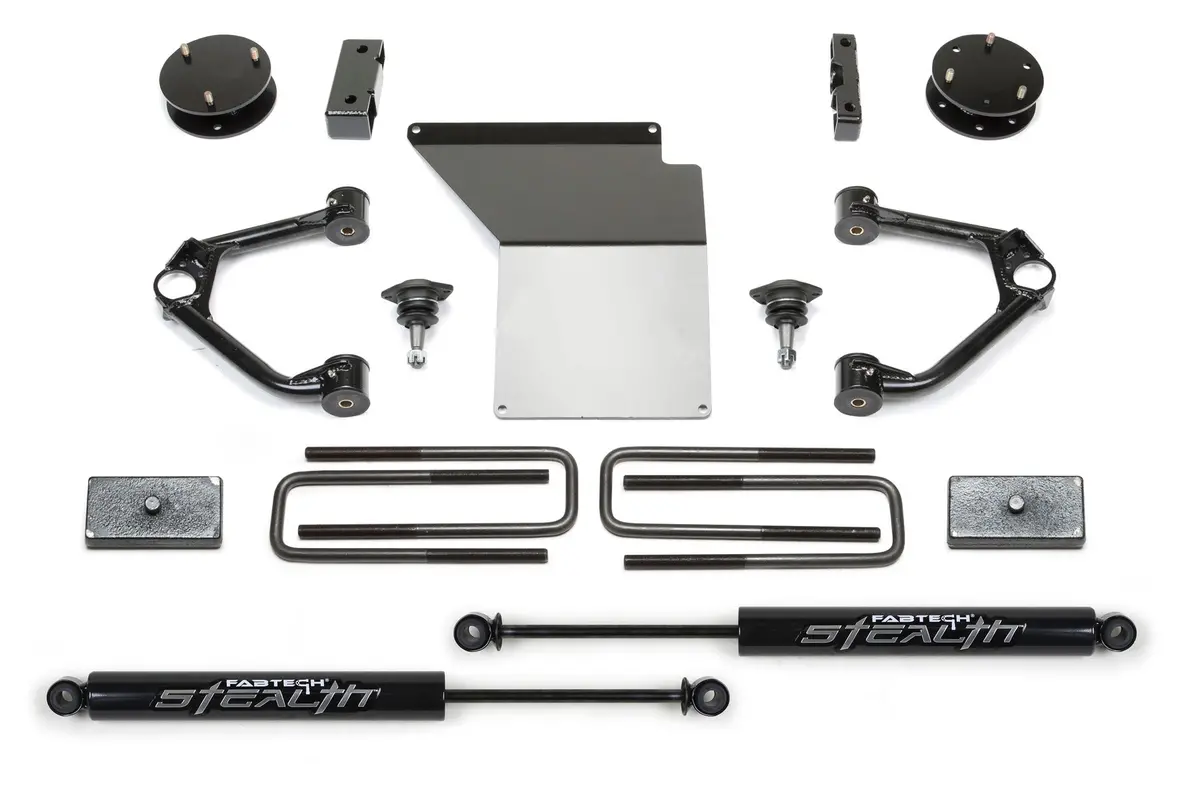 3" Budget Sys W/ Stealth 14-18 Gm C/K1500 P/U W/ Oe Alm Or Stmp Stl Uca. 1