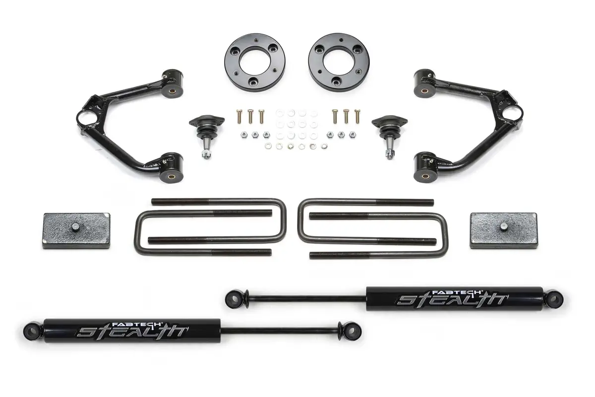 1.5" Budget Sys W/ Stealth 2019-22 Gm K1500 P/U W/ Trail Boss/At4 Pkg. 1