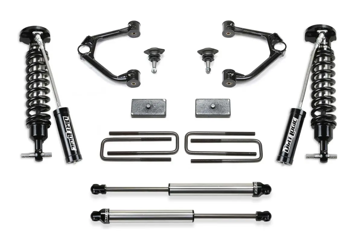 1.5" Budget Sys W/ Dl 2.5 Resi & 2.25 2019-22 Gm K1500 P/U W/ Trail Boss/At4 Pkg 1