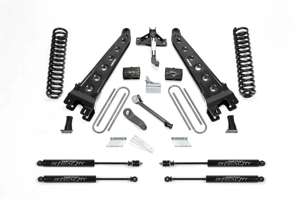 6" Rad Arm Sys W/Coils & Stealth 2008-16 Ford F250 4Wd. 1