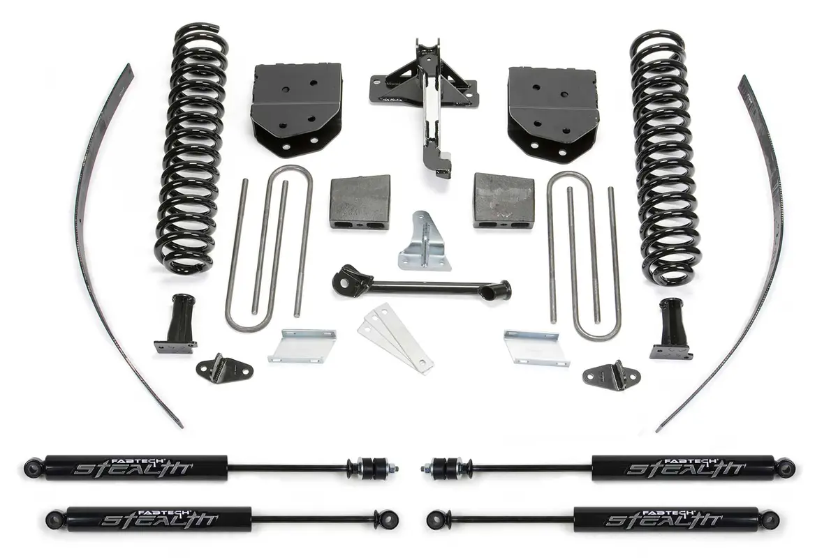 8" Basic Sys W/Stealth 2008-16 Ford F250 4Wd W/O Factory Overload. 1