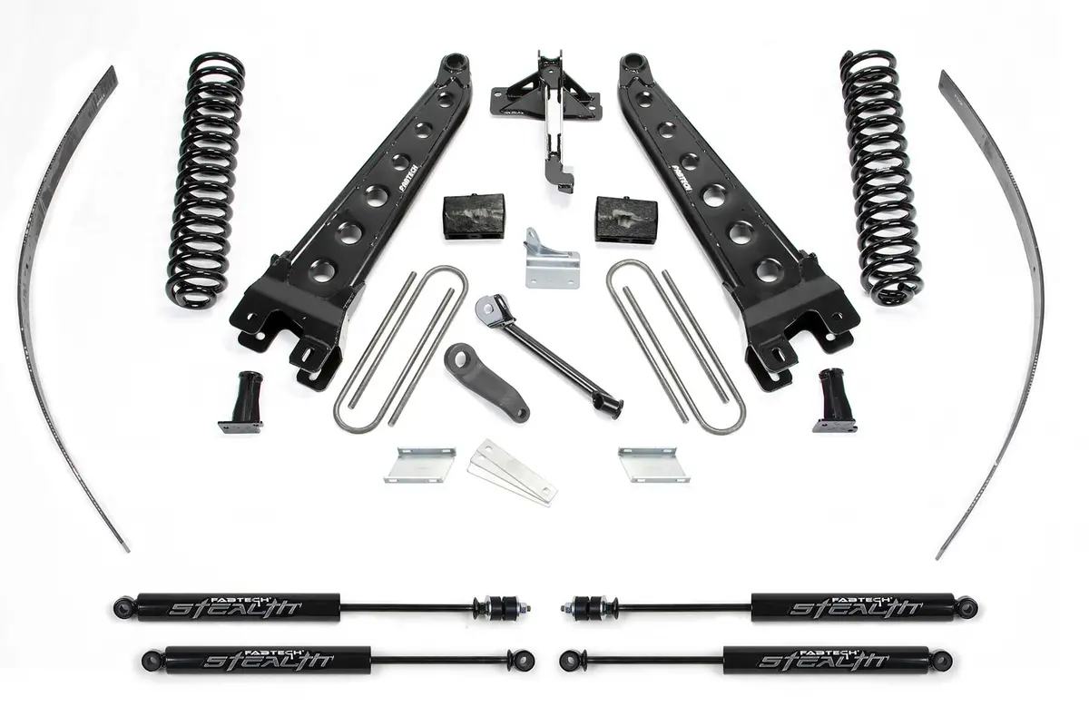 8" Rad Arm Sys W/Coils & Stealth 2008-16 Ford F250 4Wd W/O Factory Overload. 1