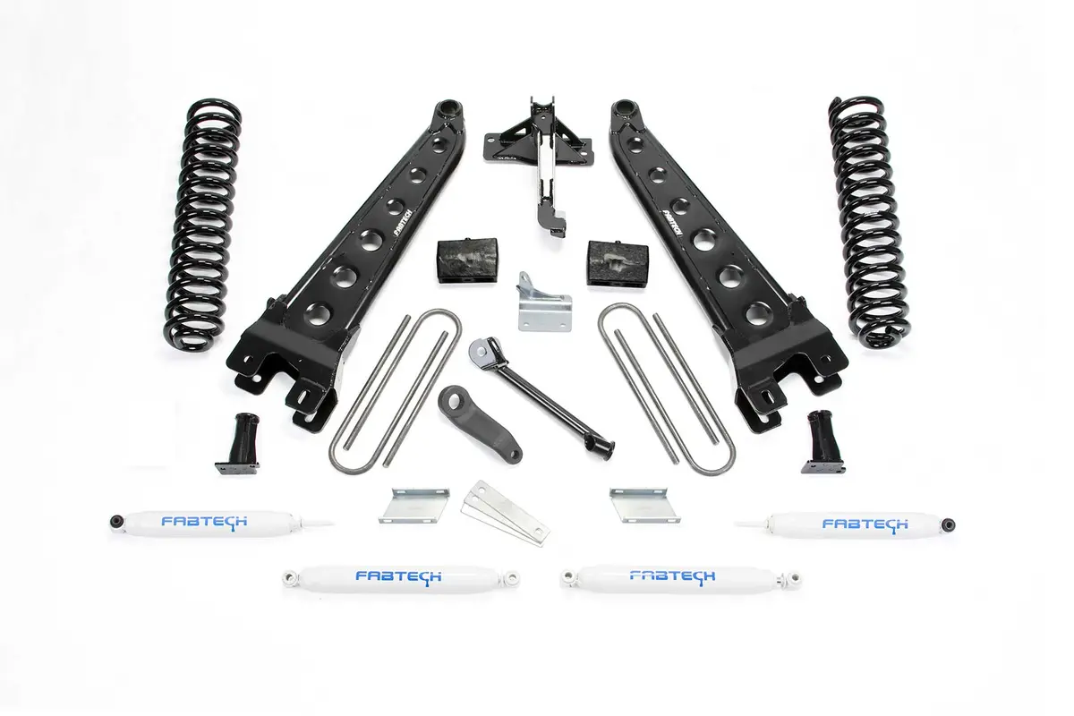 6" Rad Arm Sys W/Coils & Perf Shks 2008-16 Ford F350/450 4Wd 8 Lug. 1