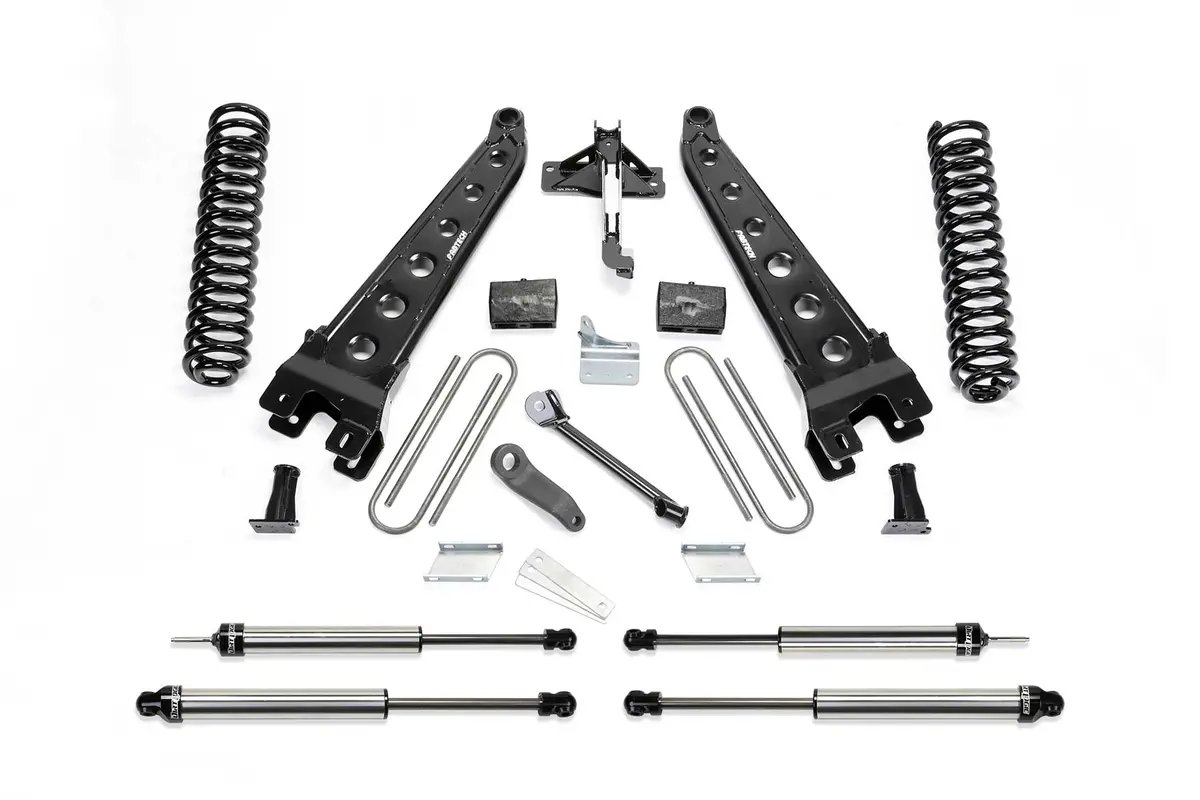 6" Rad Arm Sys W/Coils & Dlss Shks 2008-16 Ford F350/450 4Wd 8 Lug. 1