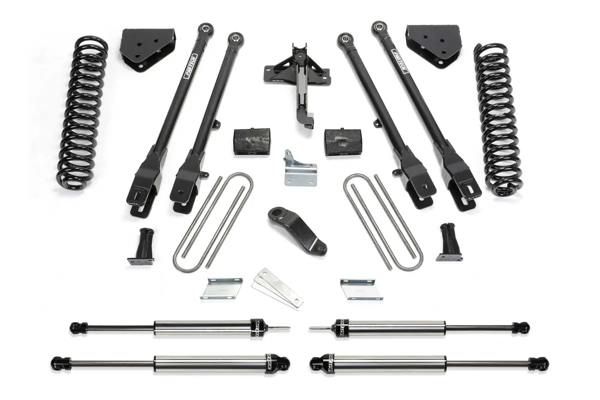 6" 4Link Sys W/Coils & Dlss Shks 2008-16 Ford F350/450 4Wd 8 Lug. 1