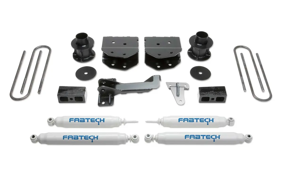 4" Budget Sys W/Perf Shks 2008-16 Ford F250/350/450 4Wd 8 Lug. 1