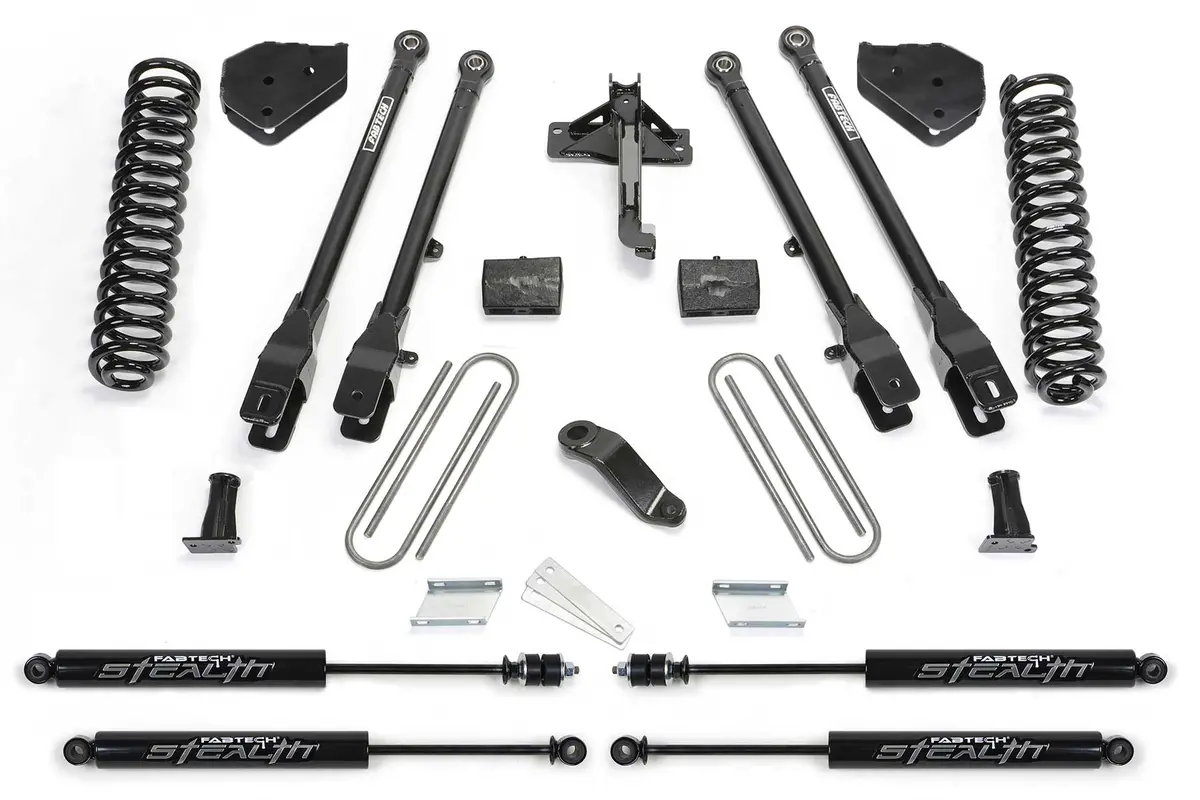 4" 4Link Sys W/Coils & Stealth 17-21 Ford F250/F350 4Wd Gas. 1