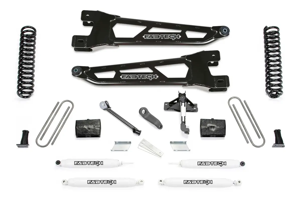 6" Rad Arm Sys W/Coils & Perf Shks 17-21 Ford F250/F350 4Wd Gas. 1