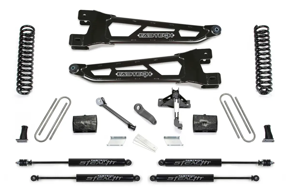 6" Rad Arm Sys W/Coils & Stealth 17-21 Ford F250/F350 4Wd Gas. 1