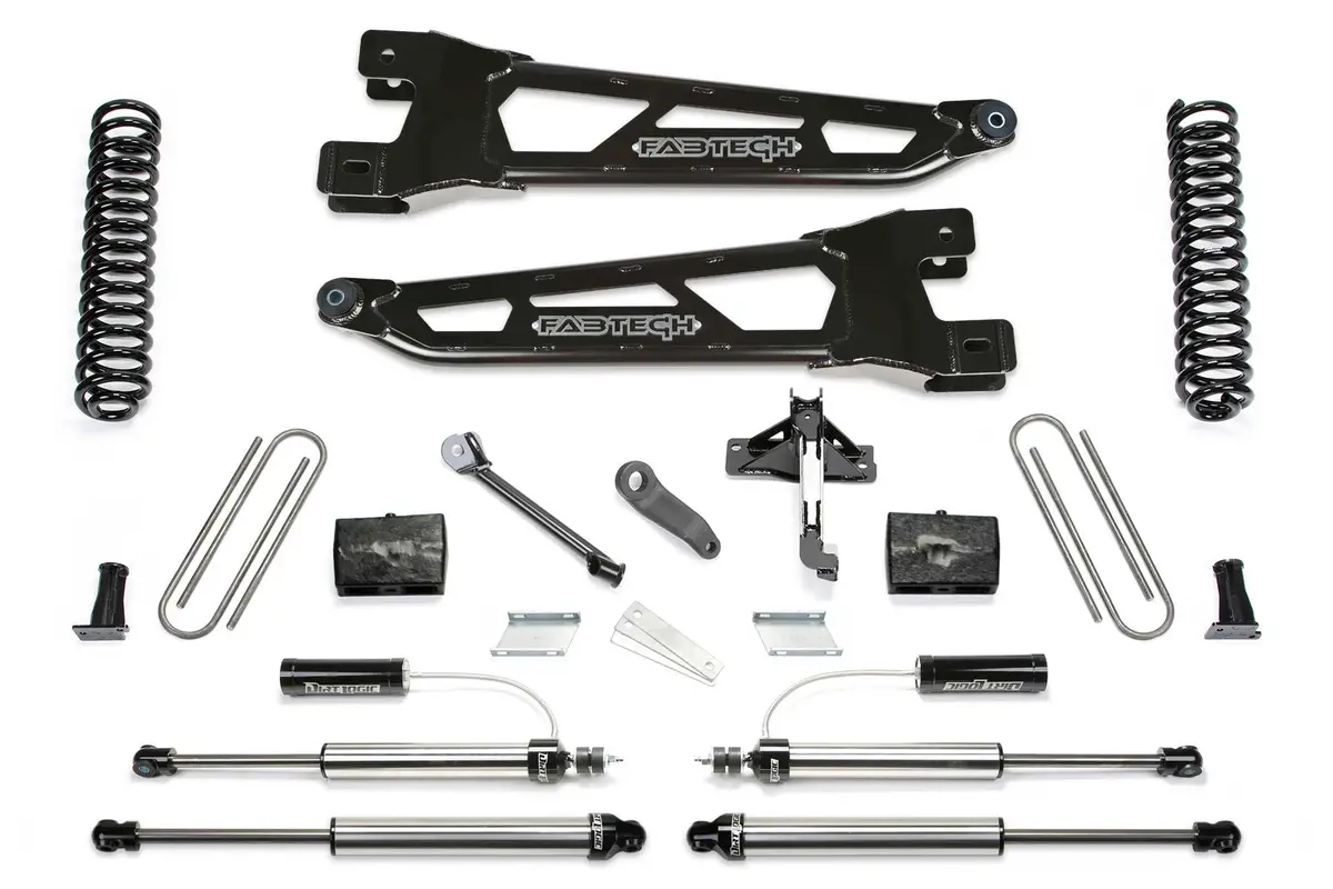 4" Rad Arm Sys W/Coils & 2.25 Dl Resi Frt And Dl Rr Shks 17-21 Ford F250/350 4Wd 1