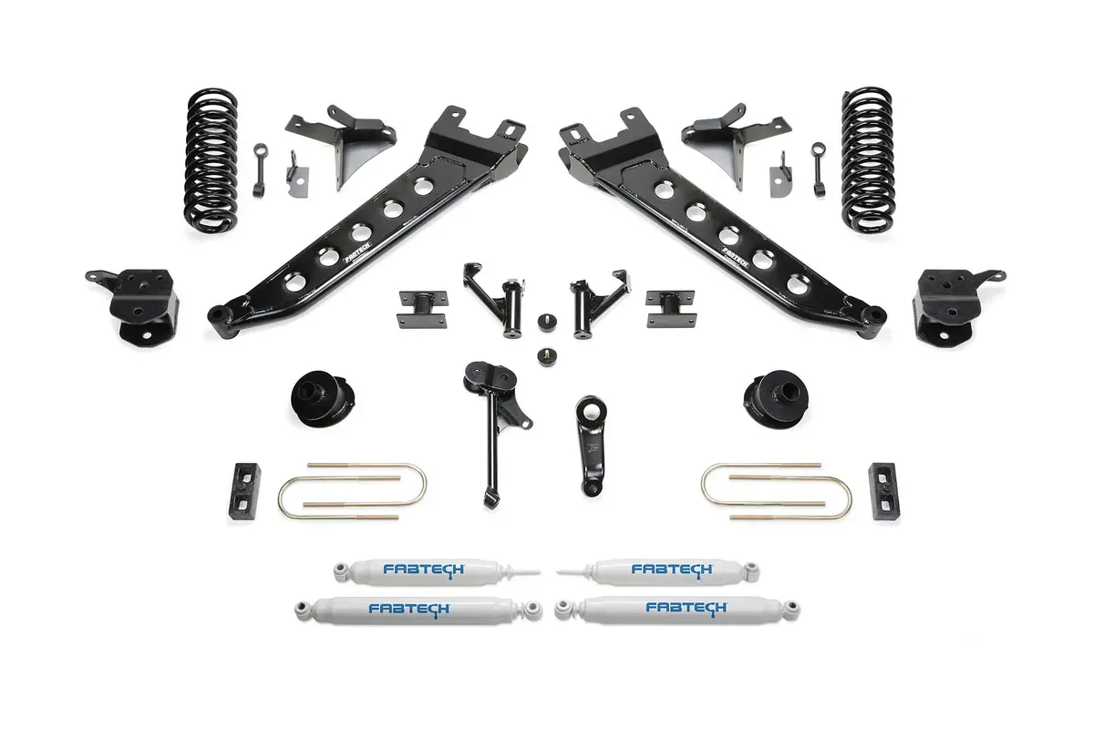 7" Radius Arm Kit W/ Perf Shks 2013-18 Ram 3500 4Wd. 1