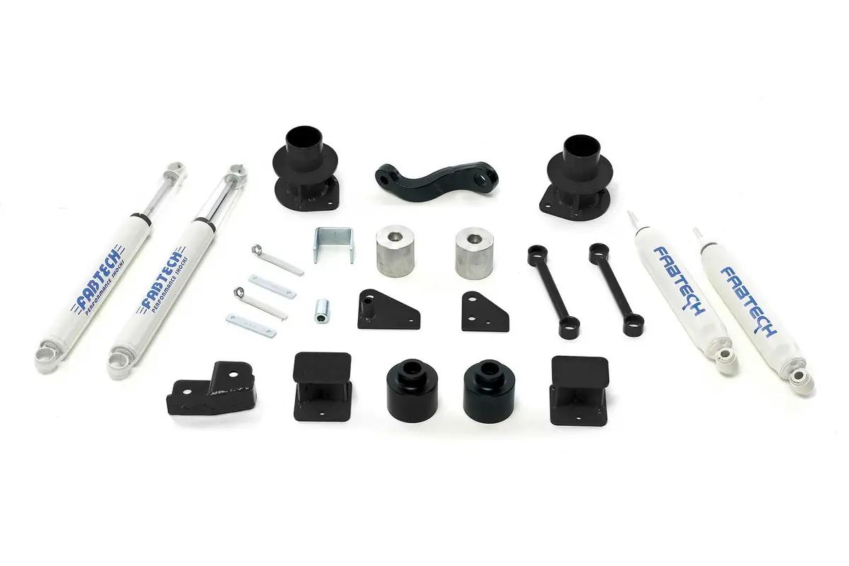 3" Basic Sys W/Perf Shks 2007-18 Jeep Jk 4Wd. 1