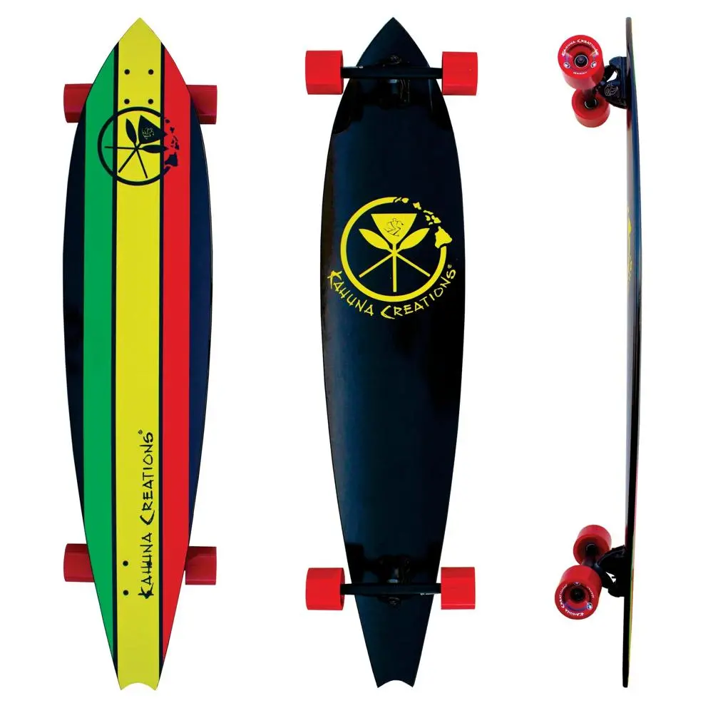 Kahuna Haka Rasta 47" Longboard Deck Only 1