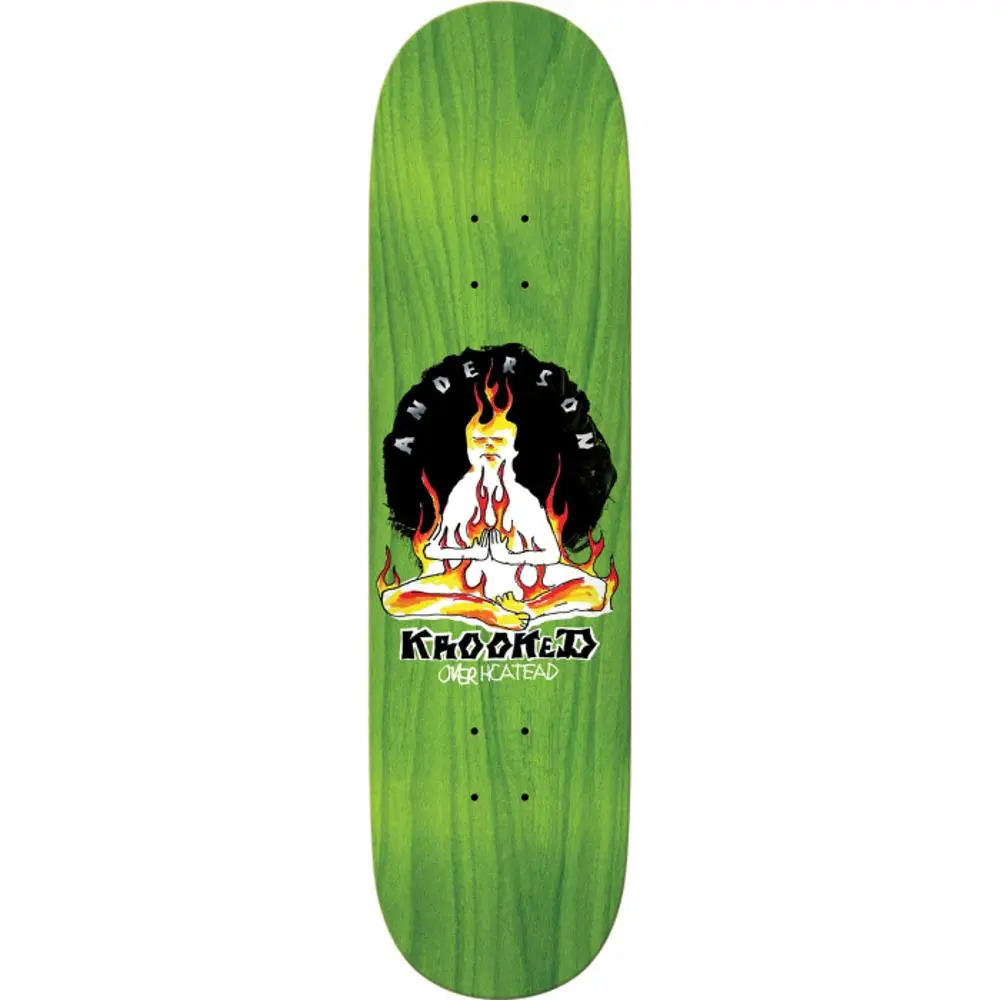 Krooked Anderson Overheated 8.38" Skateboard Deck 1