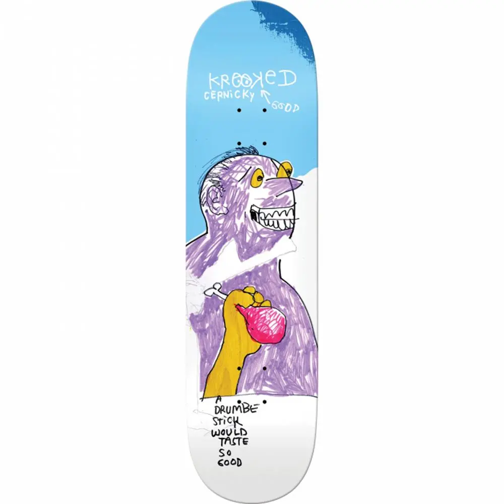 Krooked Cernicky Drumbe Stick 8.25" Skateboard Deck 1