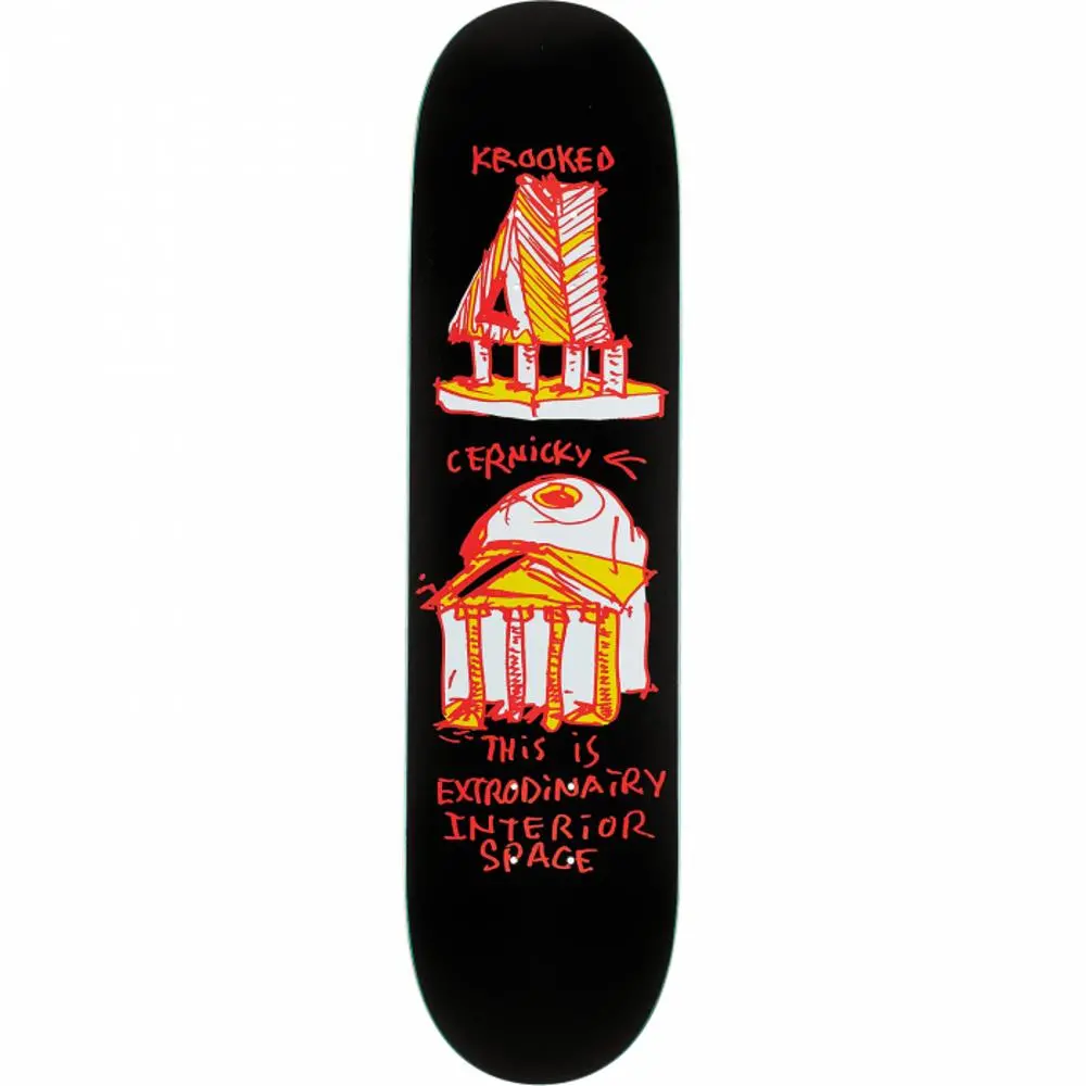 Krooked Cernicky Socrates 8.06" Skateboard Deck 1