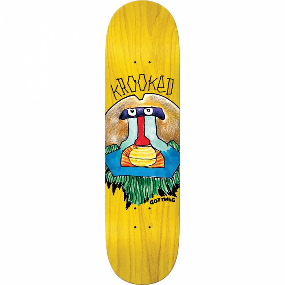 Krooked Gottwig Primate 8.12" Skateboard Deck 1