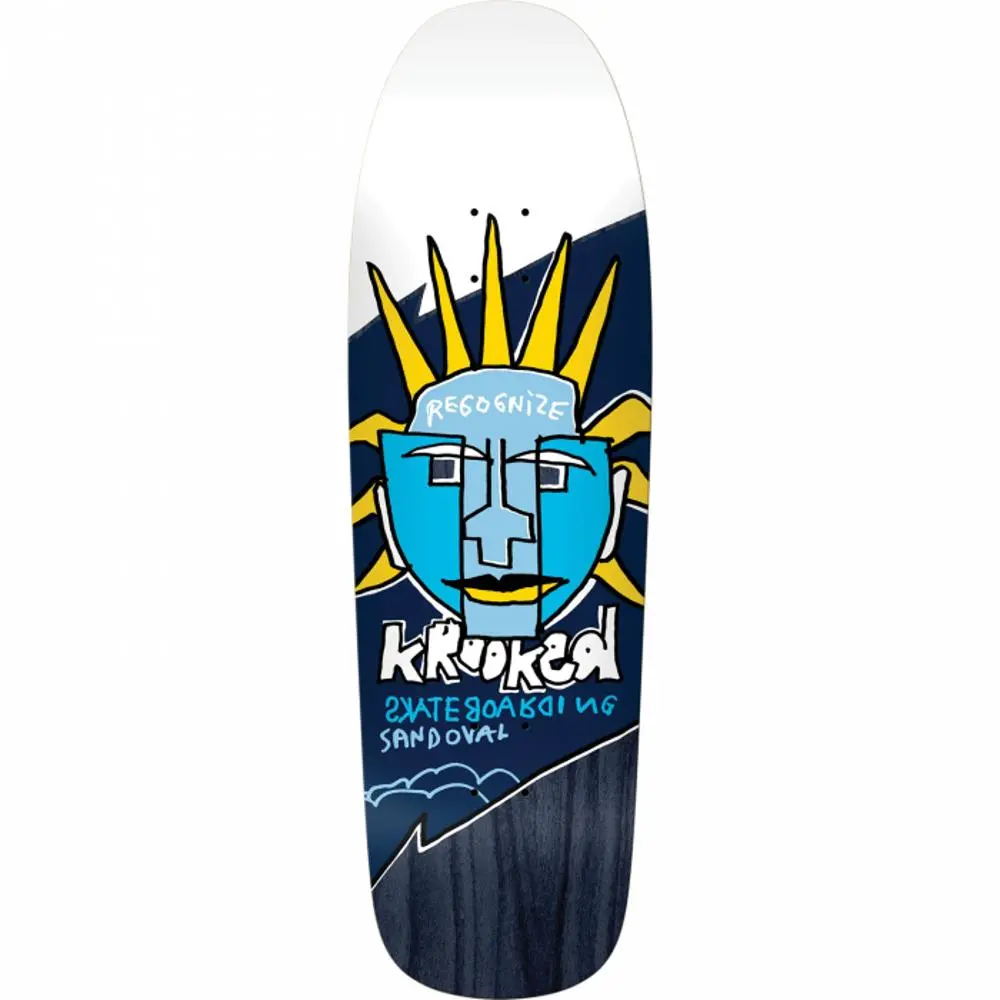Krooked Sandoval Recognize 9.81" Skateboard Deck 1