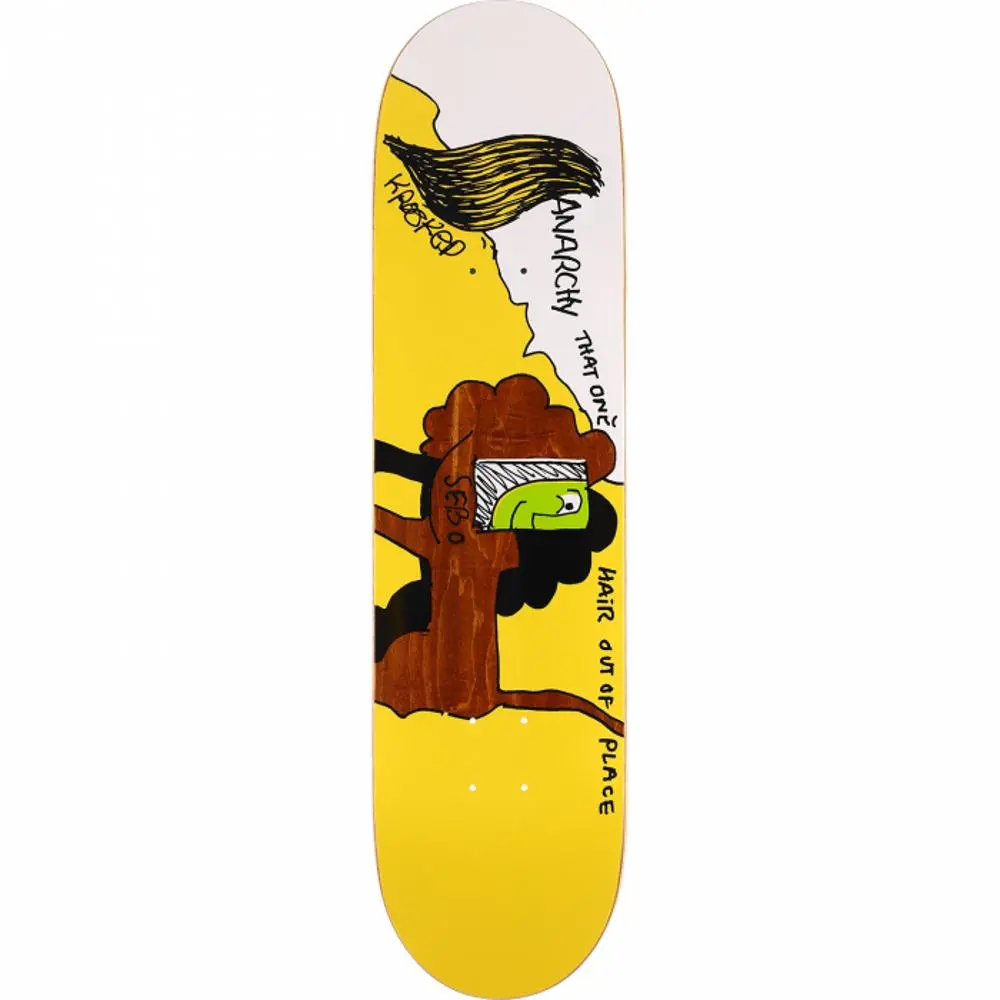 Krooked Walker Anarchy 8.12" Skateboard Deck 1