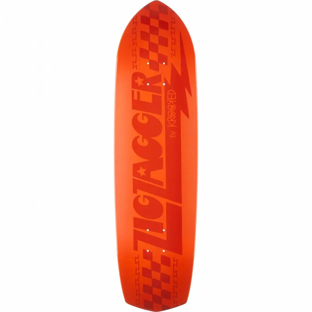 Krooked Zagger Tonal 32.38" Cruiser Skateboard Deck 1