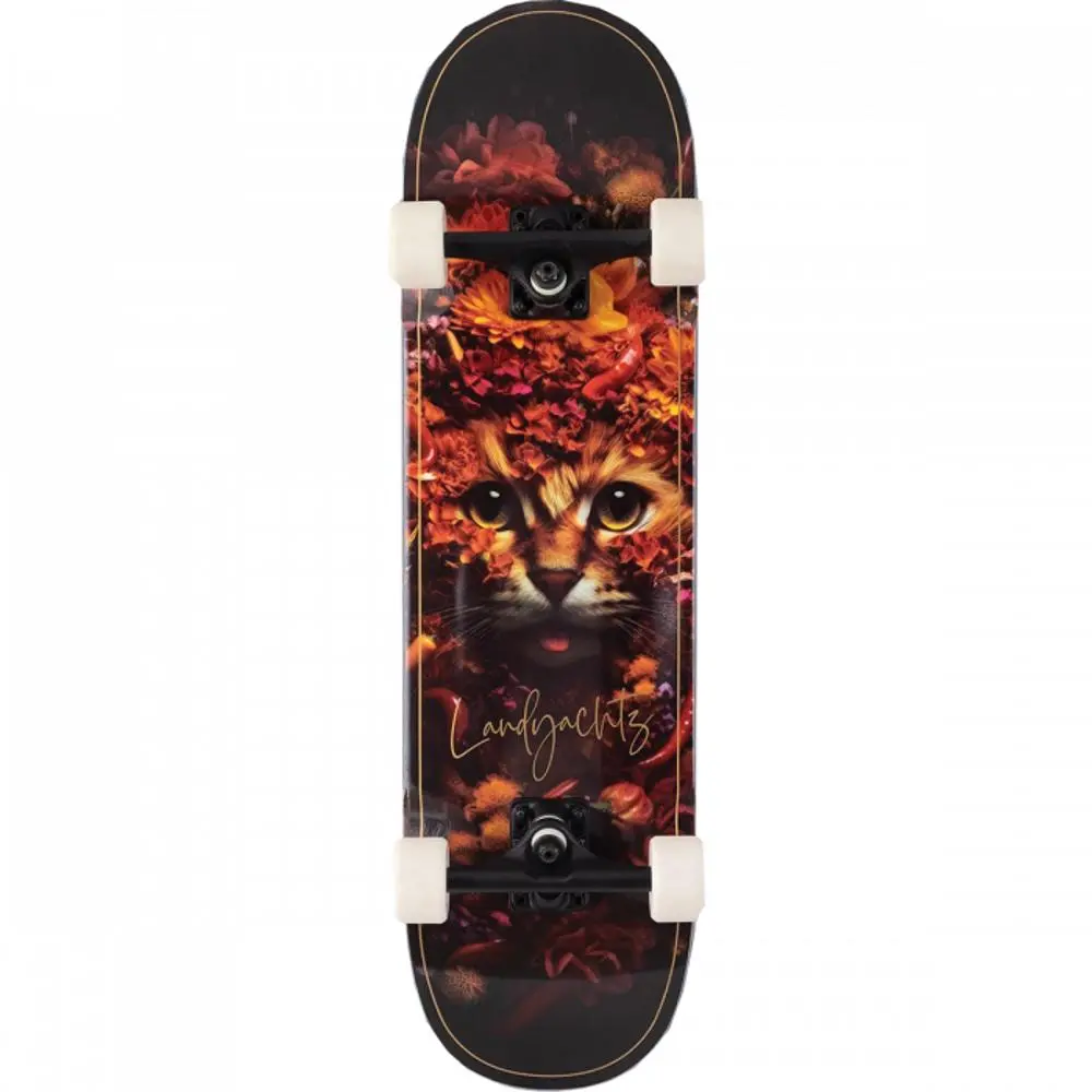 Landyachtz Atv Classic Flower Cat 8.5" Skateboard 1