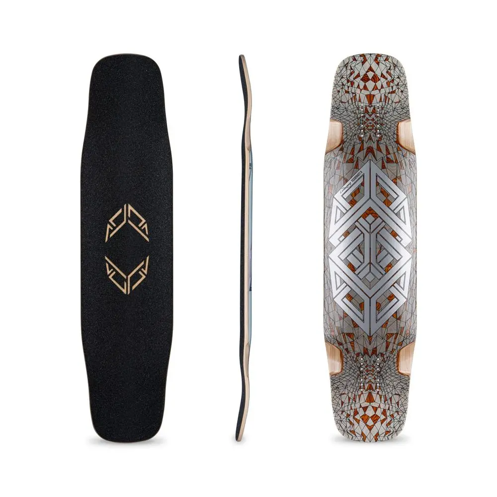 Loaded Tesseract Ii Chroma 39" Freeride Longboard Deck 1