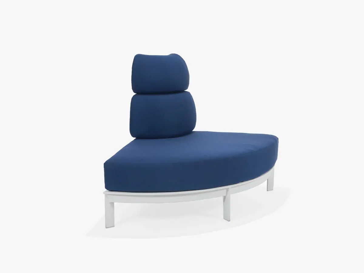 Edge Modular Cushion Circular Outside Corner Chair 1