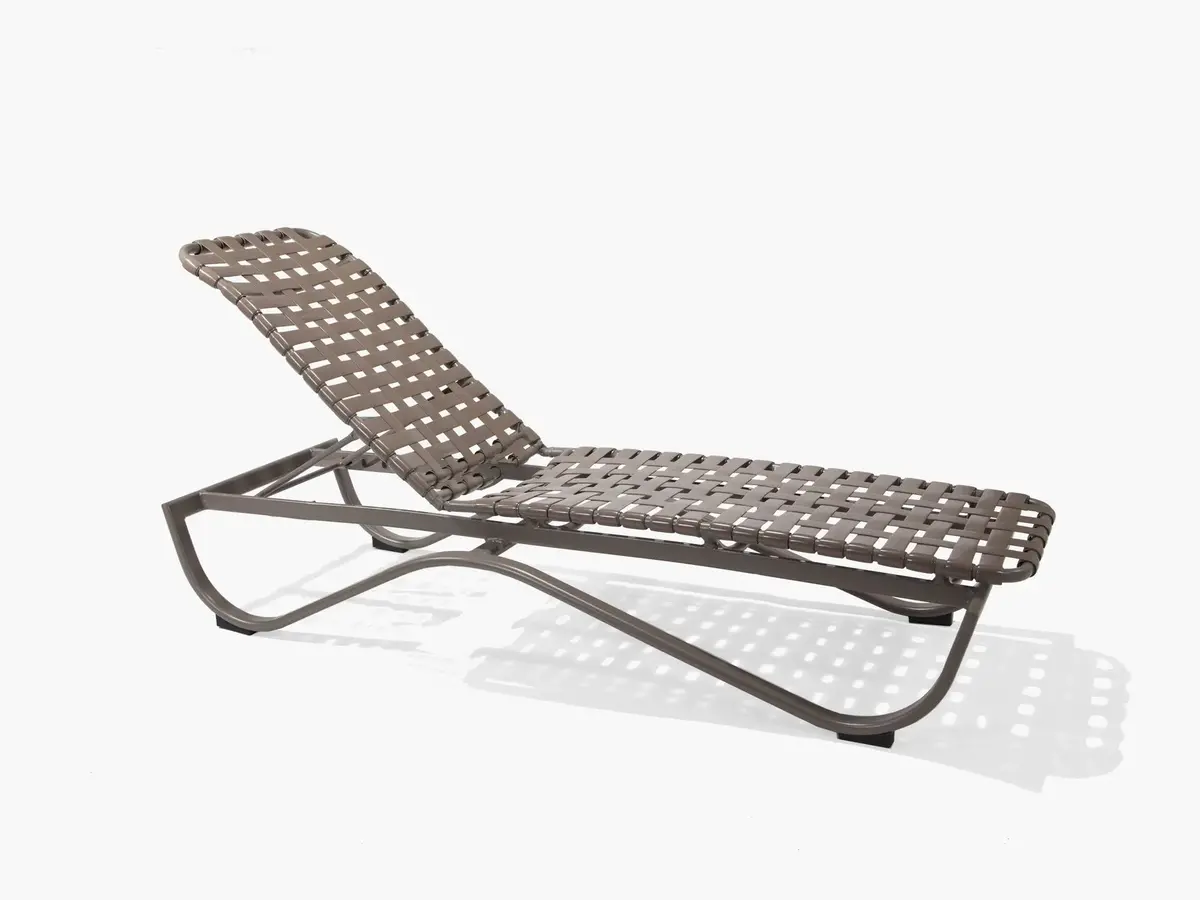 Scandia Crossweave Stacking Chaise Lounge 1
