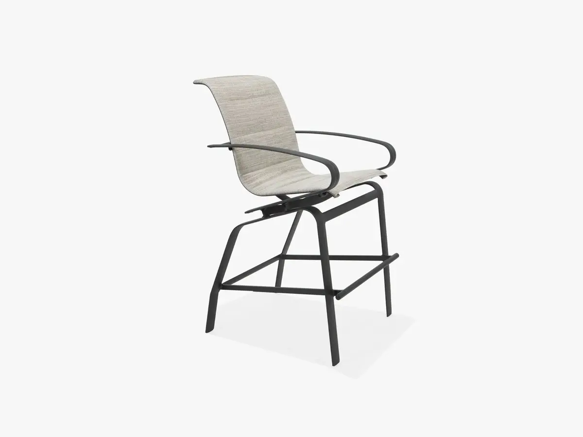 Edge Padded Sling Bar Stool 1