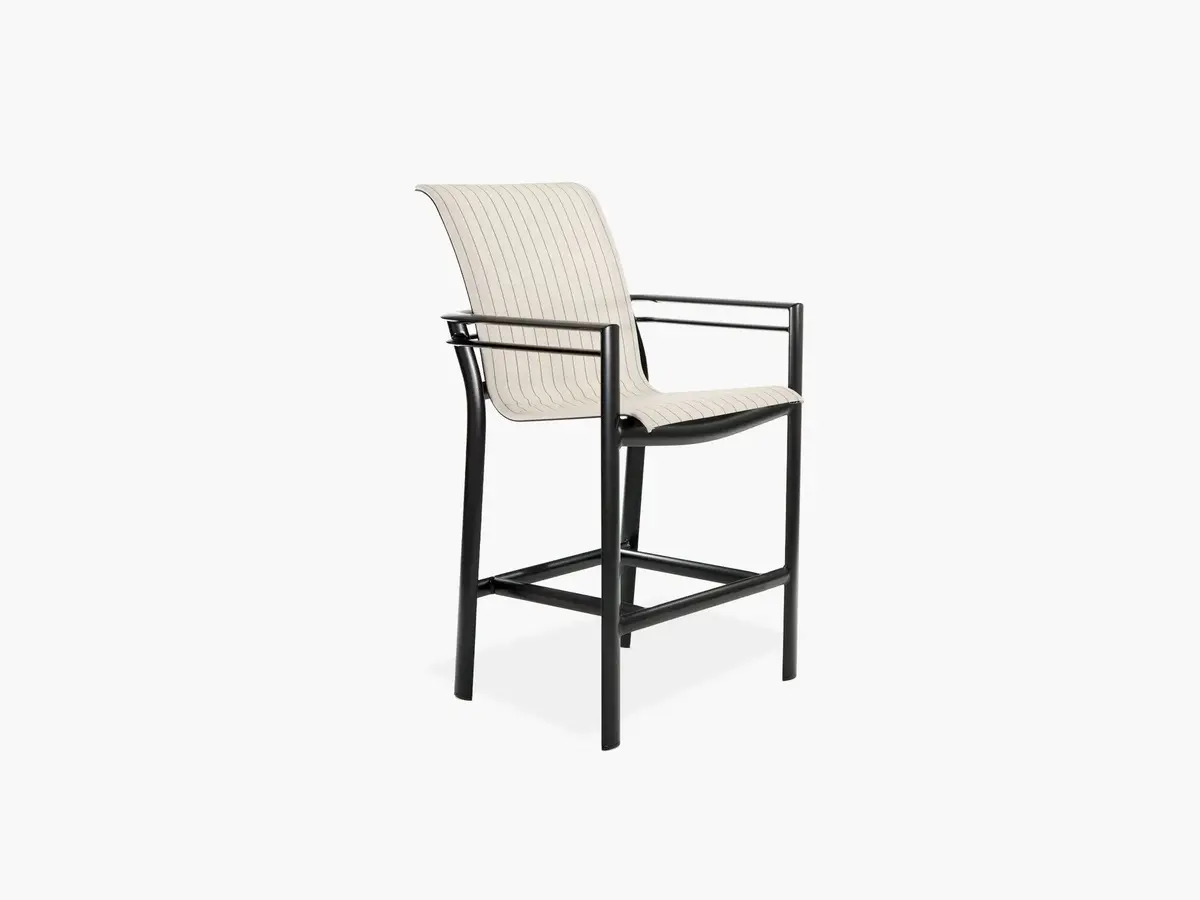 Southern Cay Sling Stationary Bar Stool 1