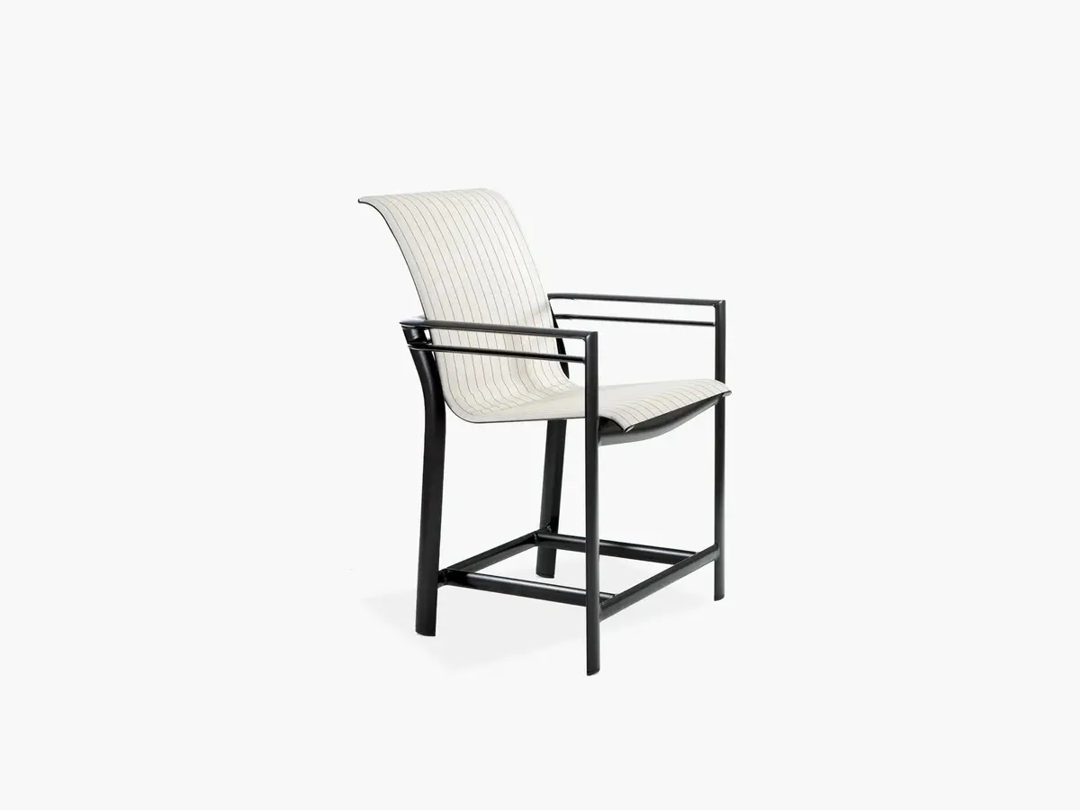 Southern Cay Sling Stationary Balcony Height Stool 1