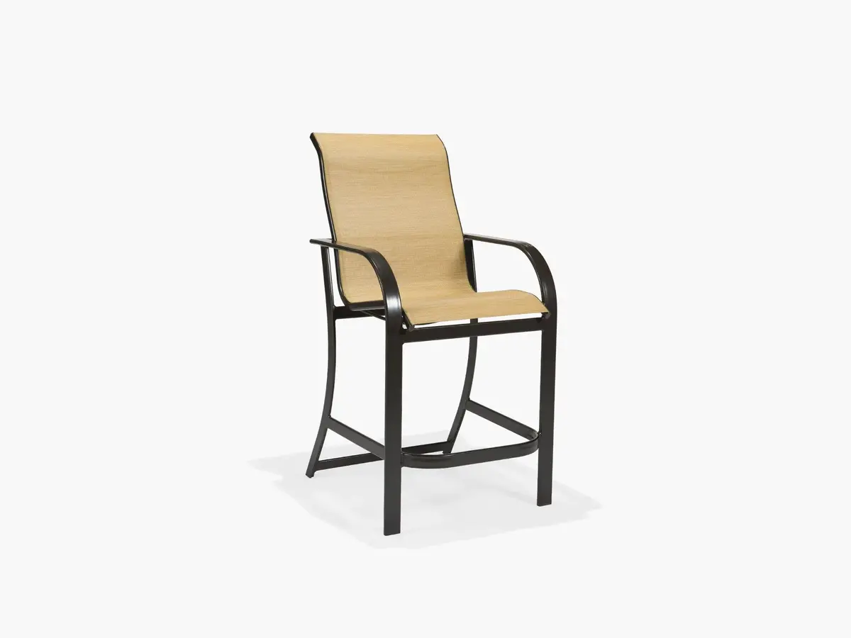 Key West Sling Stationary Bar Stool 1