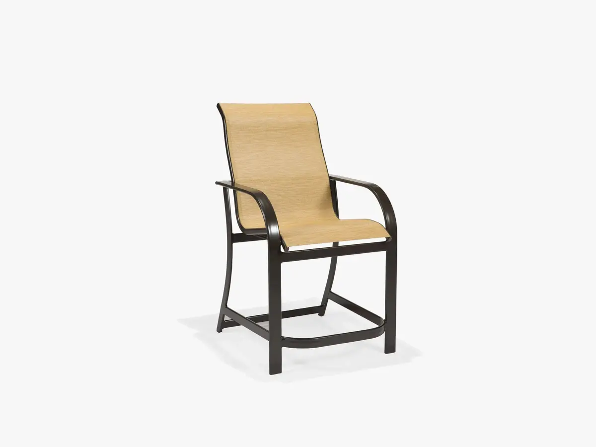Key West Sling Stationary Balcony Height Stool M8014b 1