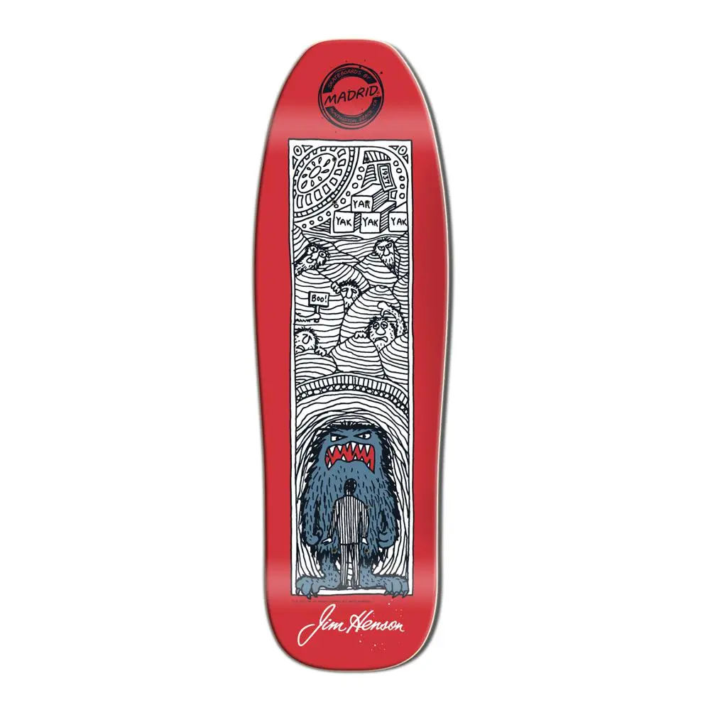 Madrid Jim Henson Boo 8" / 9.5" Skateboard Deck 1