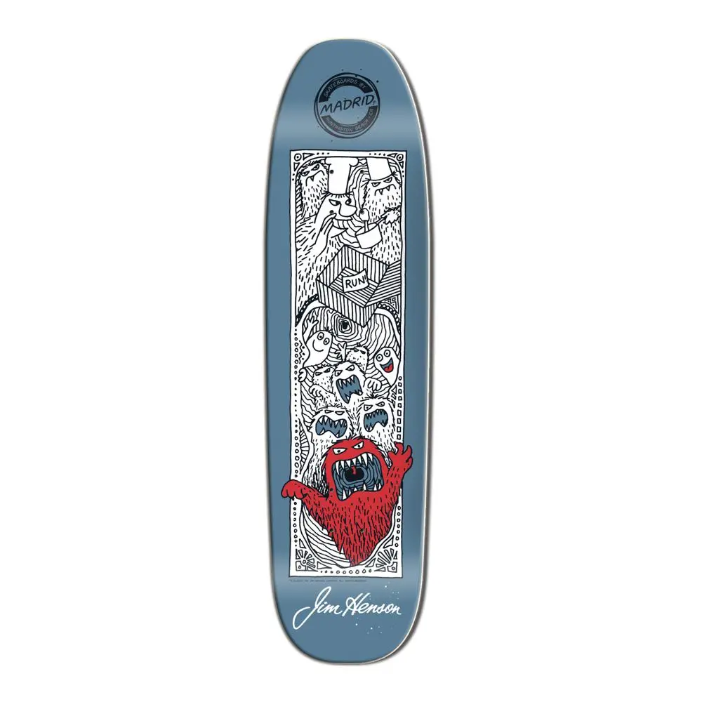 Madrid Jim Henson Run 8" / 9.5" Skateboard Deck 1